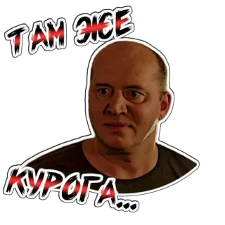 🤪 там вже курОГА... telegram sticker