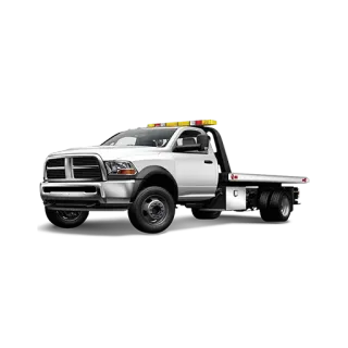 🚨 truck, tow truck, vehicle, white telegram sticker