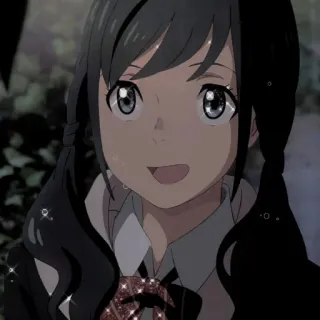 🥀 cô gái anime, dễ thương, hoạt hình, hình động, nhân vật telegram sticker