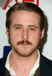 😐 Ryan Gosling actor, celebridad, retrato, hombre telegram sticker