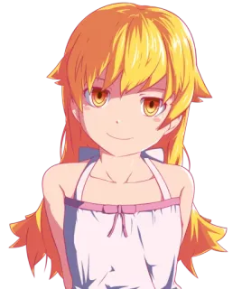 ☺️ 애니메이션 소녀, 일러스트, 만화, 미소, 캐릭터, 만화 telegram sticker