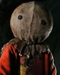 🙃 Sam Trick 'r Treat Terror, Halloween, Truco o trato, Sam, Película, Clásico de culto, De miedo, Monstruo whatsapp sticker