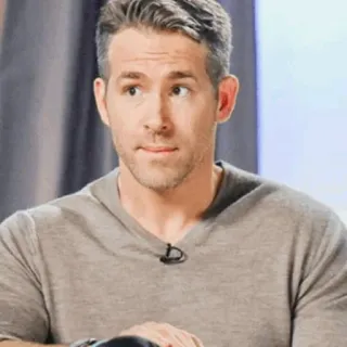 🔮 Ryan Reynolds aktor, selebriti, potret, Ryan Reynolds telegram sticker
