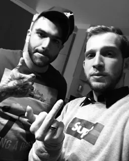 🖕 Person, Stinkefinger, Beleidigend, Mann, Geste telegram sticker