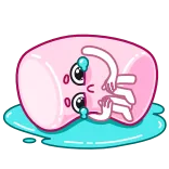 Marshmallow telegram stickers