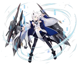 🔫 Shirakami Fubuki anime, vtuber, fox, girl, fubuki, shirakami whatsapp sticker