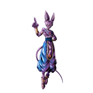 😈 Beerus Dragon Ball Beerus, Dragon Ball, Anime, Charakter, Gott der Zerstörung telegram sticker