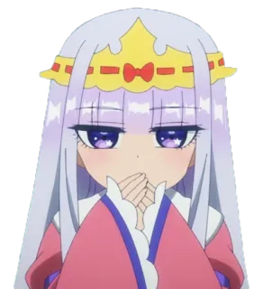 🤐 Anime, Gadis, Putri, Mahkota, Imut, Manga, Karakter whatsapp sticker