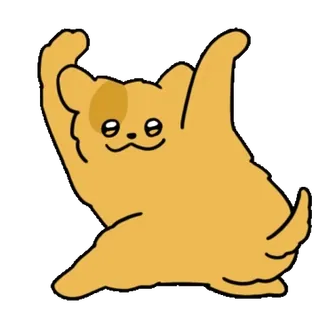 ❤️ Dessin animé, Animal, Ours, Mignon, Danse, Drôle telegram sticker
