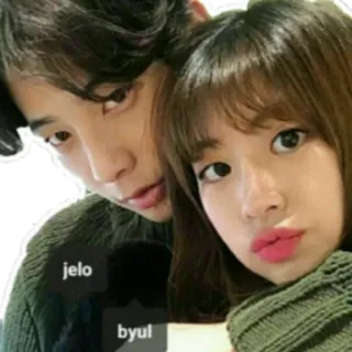 ❤ jelo
byul Selfie, Paar, Porträt, Liebe, Beziehung, Menschen telegram sticker