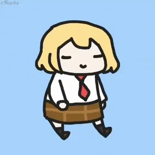 💃 Amelia Watson Anime, Mignon, Kawaii, VTuber, Amelia Watson, Hololive whatsapp sticker