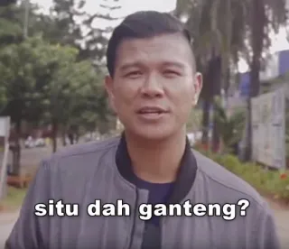🤔 situ dah ganteng? telegram sticker