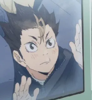 🌟 Nishinoya Yuu Haikyuu!! anime, haikyuu, nishinoya, sports, volleyball telegram sticker