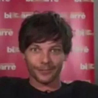 😳 Louis Tomlinson ルイ・トムリンソン, 歌手, セレブ, ワン・ダイレクション, ミュージシャン, ポートレート telegram sticker