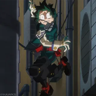 🟧 Izuku Midoriya My Hero Academia Anime, Manga, Superheld, Deku, My Hero Academia, Izuku Midoriya whatsapp sticker