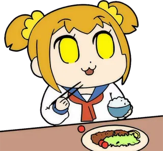 😦 Anime, Manga, Essen, Nahrung, Süß, Figur telegram sticker