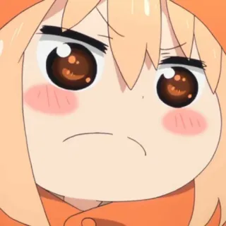 🍧 Umaru Doma Himouto! Umaru-chan 动漫, 小埋, 干物妹, 漫画, 可爱, Q版, 搞笑 whatsapp sticker