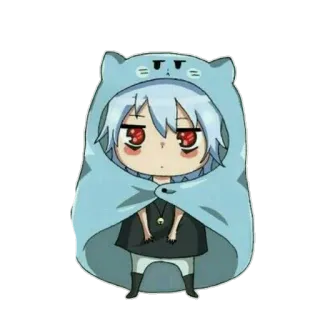 👦 Anime, Chibi, Schattig, Personage, Sticker telegram sticker