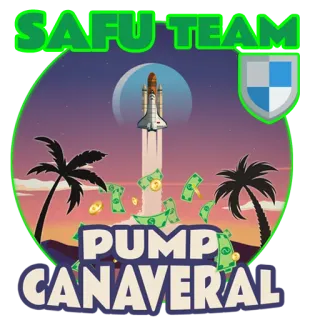 🛡 SAFU TEAM
PUMP CANAVERAL krypto, pieniądze, rakieta, zespół, Canaravel telegram sticker
