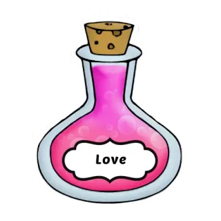 ❤ Love love potion, potion, magic, valentine's day, romance telegram sticker