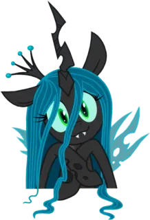 🙂 Queen Chrysalis My Little Pony Pônei, Desenho animado, Chrysalis, Magia, Vilão telegram sticker