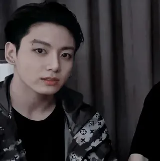 🌑 Jungkook kpop, bts, cantante, música, ídolo, celebridad, coreano telegram sticker
