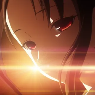 😎 Kaguya Shinomiya Kaguya-sama: Love Is War Аниме, Манга, Кагуя-сама, Любовь это война, Кагуя Синомия, Романтическая комедия telegram sticker