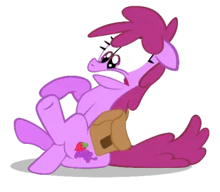 😲 My Little Pony, cartoon pony, fearful, distressed, animated pony, cute, cartoon telegram sticker