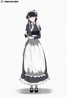 🤔 Komi Shouko Komi Can't Communicate Anime, Maid, Lindo, Komi can't communicate, Manga telegram sticker