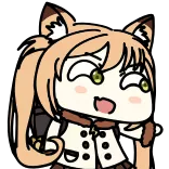 😏 anime, cartoon, funny, cute, animal, expression telegram sticker