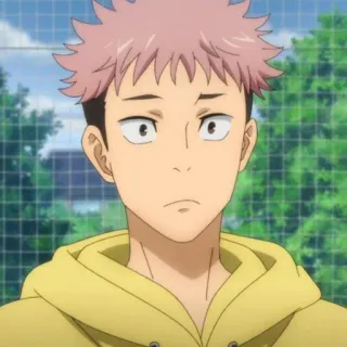 🍂 Yuji Itadori Jujutsu Kaisen Anime, Charakter, Manga, Jujutsu Kaisen, Yuji Itadori whatsapp sticker