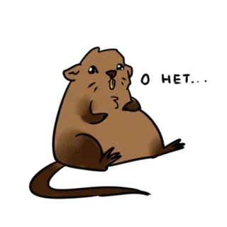 😫 tikus, imut, kartun, hewan whatsapp sticker