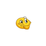 🤔 думающий, размышление, мультфильм, выражение, лицо telegram sticker