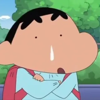 🌱 Shin-chan Nohara Crayon Shin-chan Anime, Cartoni animati, Divertente, Commedia whatsapp sticker