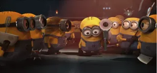 😞 Minions Minions, Despicable Me, cartoon, movie telegram sticker