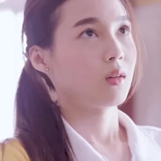 🦢 femme, portrait, visage, personne, asiatique, jeune telegram sticker