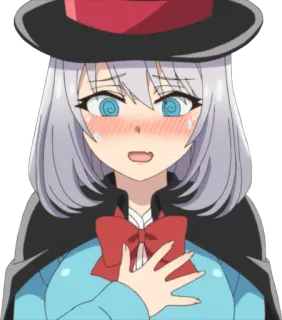 😰 Anime, Kobieta, Dziewczyna, Magia, Magik, zahipnotyzowany/a telegram sticker