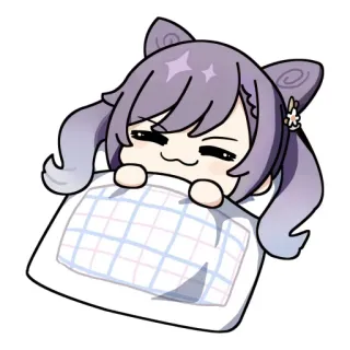 😀 Keqing Genshin Impact Anime, Genshin Impact, Keqing, Niedlich, Sticker telegram sticker