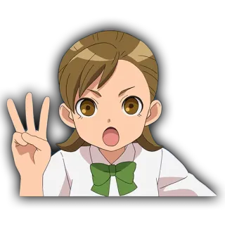 💥 Anime, Wanita, Kartun, Karakter, Gadis telegram sticker