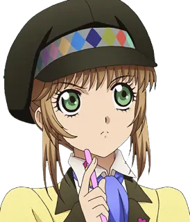 🤔 Anime, Personaggio, Ragazza, Illustrazione, Cartone animato, Manga whatsapp sticker