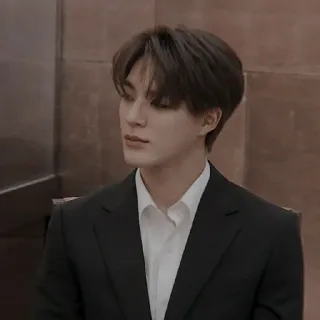 🏹 hombre, traje, ropa formal, retrato, coreano, ídolo whatsapp sticker