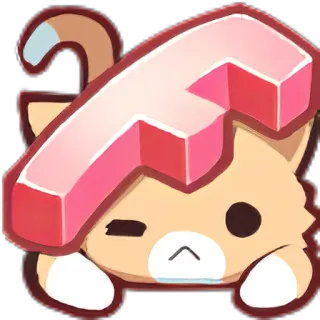 🅿️ кот, аниме, мультфильм, каваи telegram sticker