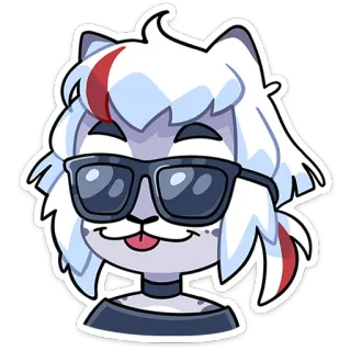 🌟 卡通, 角色, 太阳镜, 猫, 贴纸, 动画, 吉祥物 telegram sticker