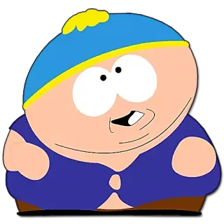 😜 Eric Cartman South Park 卡通, 喜剧, 动画, 儿童, 角色 telegram sticker