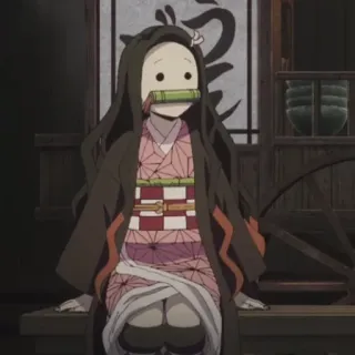 🌸 Nezuko Kamado Demon Slayer Аниме, Клинок, рассекающий демонов, Незуко, Незуко Камадо, Персонаж, Манга telegram sticker