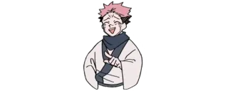 ✨ Ryomen Sukuna Jujutsu Kaisen Anime, Manga, Verfluchter Geist, Mit Finger zeigen, Jujutsu Kaisen telegram sticker