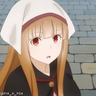 😠 Holo Spice and Wolf @fix_x_fox whatsapp sticker