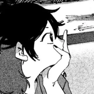 🛹 Chica anime, Manga, Personaje, Dibujo animado, Arte, Ilustración telegram sticker