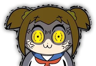 👿 Popuko Pop Team Epic Anime, Pop Team Epic, Popuko, Manga, Lustig, Humor telegram sticker