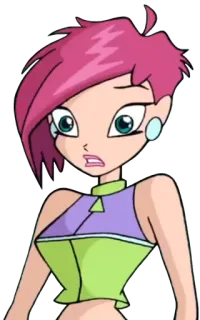 😨 Tecna Winx Club Desenho animado, Fada, Winx, Magia, Menina, Personagem telegram sticker